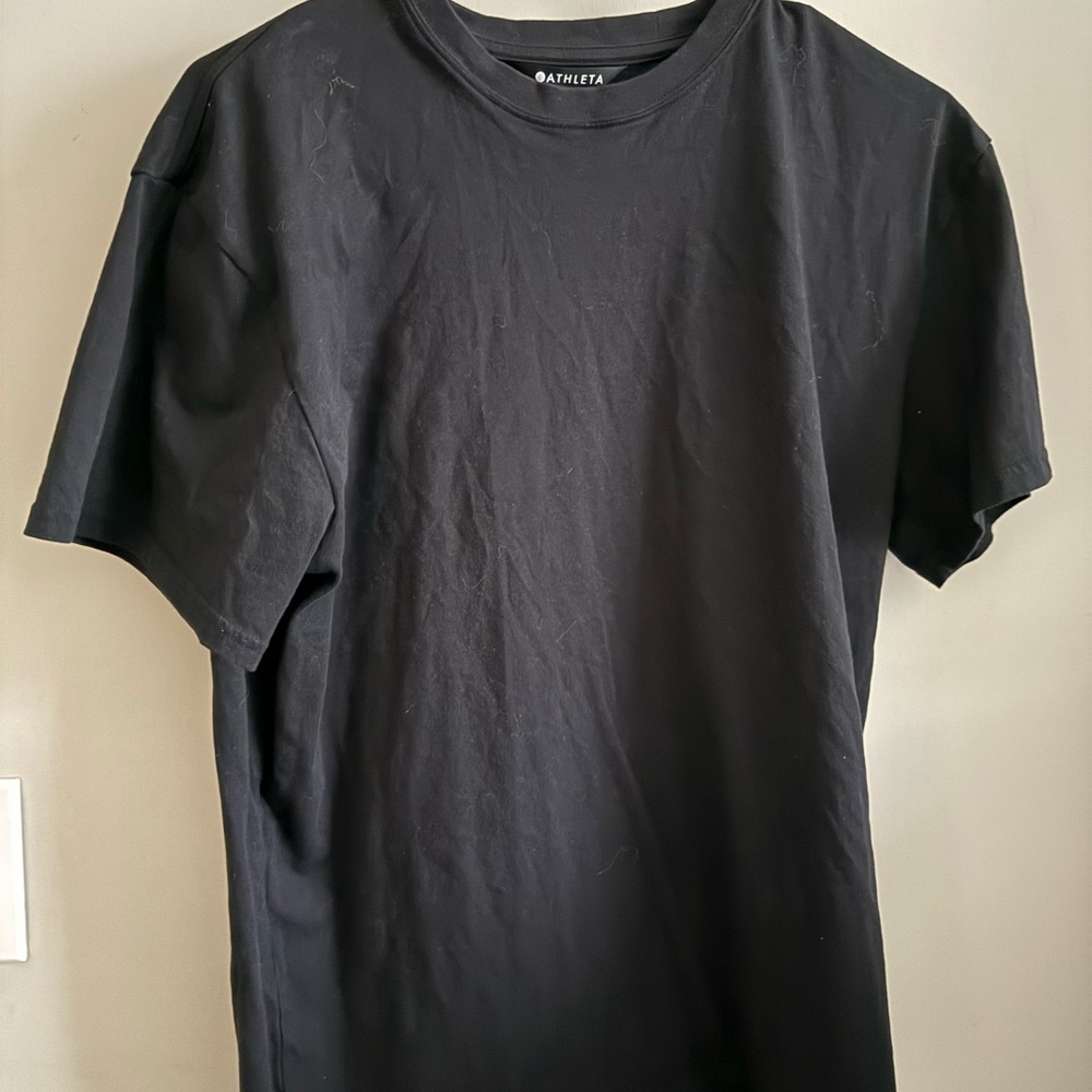 Athleta Classic Black Short Sleeve Tee